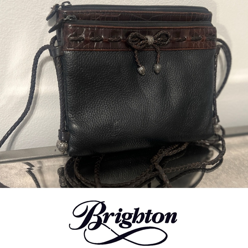 Vintage Brighton leather crossbody